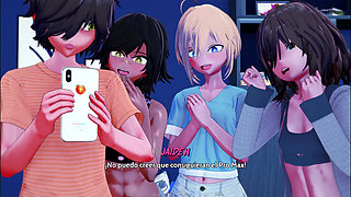 THEY PLAY WITH HIS PENIS UNTIL IT MAKES HIM CUM (UNEXPECTED ENDING)