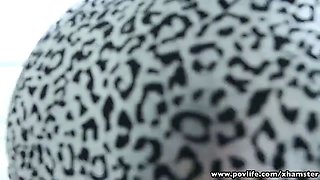 Povlife gorgeous arse pornstar came to suck and fuck Big Cock