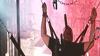 Fetish Girls Scene-1_busty Latina Brunette in Latex Fucks Her Tied-up Friend in a BDSM Cave