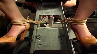 Hot MILF Gets Her Small and Round Tits Punished