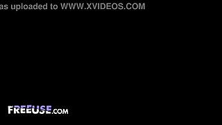 Big Tits MILF Bridgette B Gets Halloween Cum Shower from Husband and Stepson Threesome