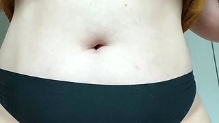 Amateur striptease and Solo masturbation