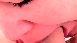 POV: I Fuck Her in the Mouth Before I Have Time to Open My Eyes, Thirst for Sperm, Cum in My Mouth and on My Face