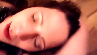 German MILF Brunette Slut Pissing Toilet Fetish - Kinky Couple Watersport & Dirty Talk