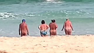 Naked in the Sea with the Girls!