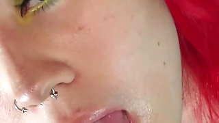 She Loves to Be Fed with Delicious Cum