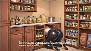 Grandpa Lesson Taboo Hentai Game Ep.2 Cum All Over His Grandson Wife Ass in the Pantry!