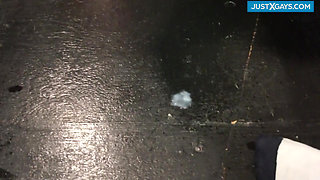 Hot guy moans as he gets ass drilled by a monster cock