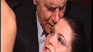 Brunette German with Big Ass Gets Anal Fucked in Cuckold Vintage Age Gap