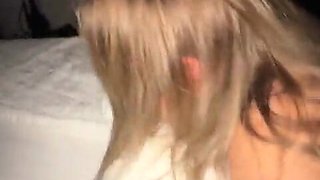 Crazy Lady Taken Home and Blowing Wood in the Backseat