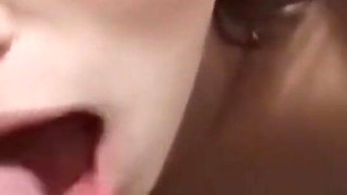 Horny Step Sister Sucks Her Step Brother's Dick When Their Parents Leave Them Alone