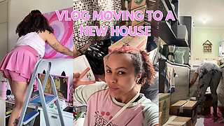 Vlog Moving to a New House Unpacking Accidental Farts