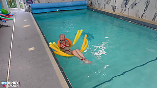 Bratty Lucy's Wet Punishment: Rope, Clamps & Noodles