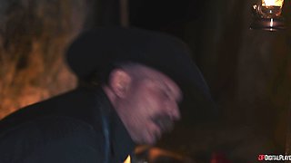 Kimmy Granger's Wild Threesome Passion Explodes in Western Heat