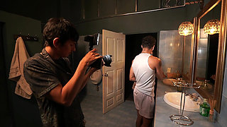 Behind the Scenes! I Fuck My Big Ass Stepmom When I Walk Into My Room