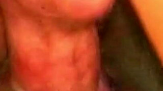 Throbbing Cock Licked Clean by Dripping Wet Slut