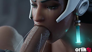 Symmetra Anal Group Sex with 5 Bbcs - 3D Overwatch Animated Porn