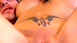 Amazing tattooed MILF ride hard dick