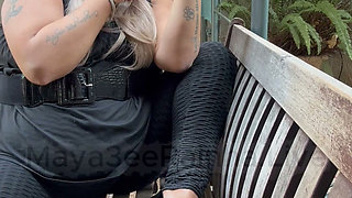 Good Morning Goddess Morning Smoke Break Sexy Leggings in Thick Thunder Thighs & Michael Kors Patent Pumps