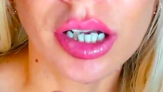 Stocking POV Sloppy BJ to Missionary Dildo Fuck