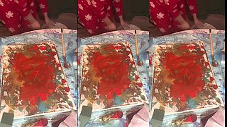 In Big Eyeglasses Asmr Acrylic Art Bloom in the Mist Part 2